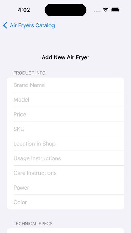 Air Fryer Products List screenshot-3