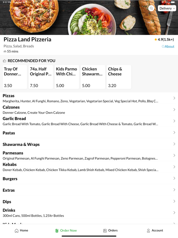 Screenshot #6 pour Pizza Land Pizzeria,