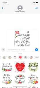 Sweet Love Messages screenshot #1 for iPhone