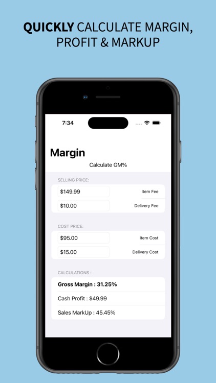 Margin / Price Calculator