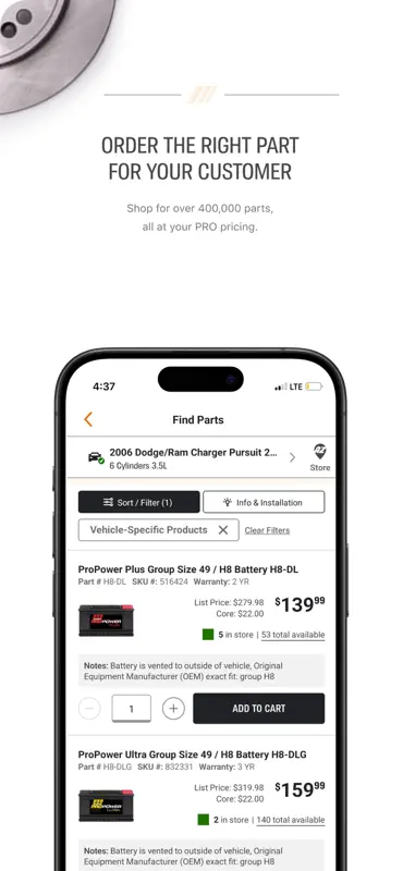 AutoZonePro Mobile screenshot 3 of 10