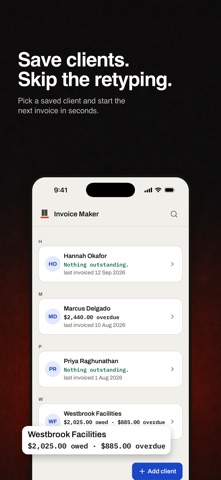 Invoice Maker: Estimates App Screenshot 4 of 6
