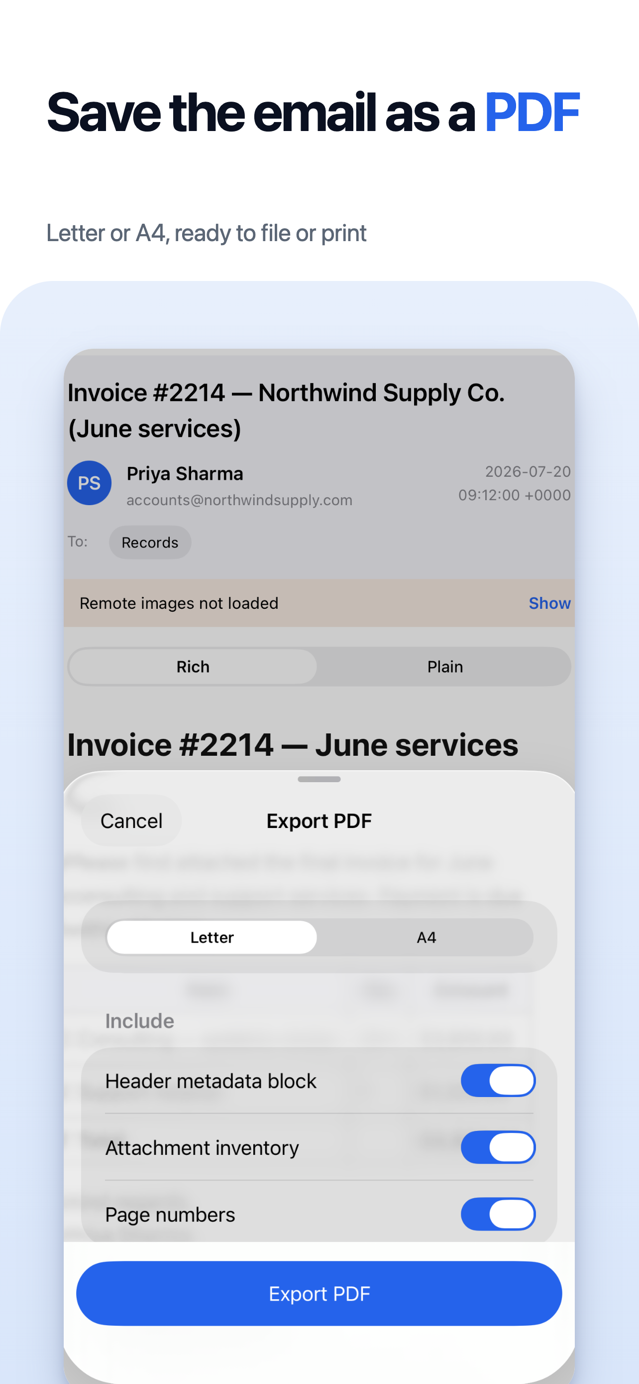 EML & MSG Email File Viewer screenshot 2