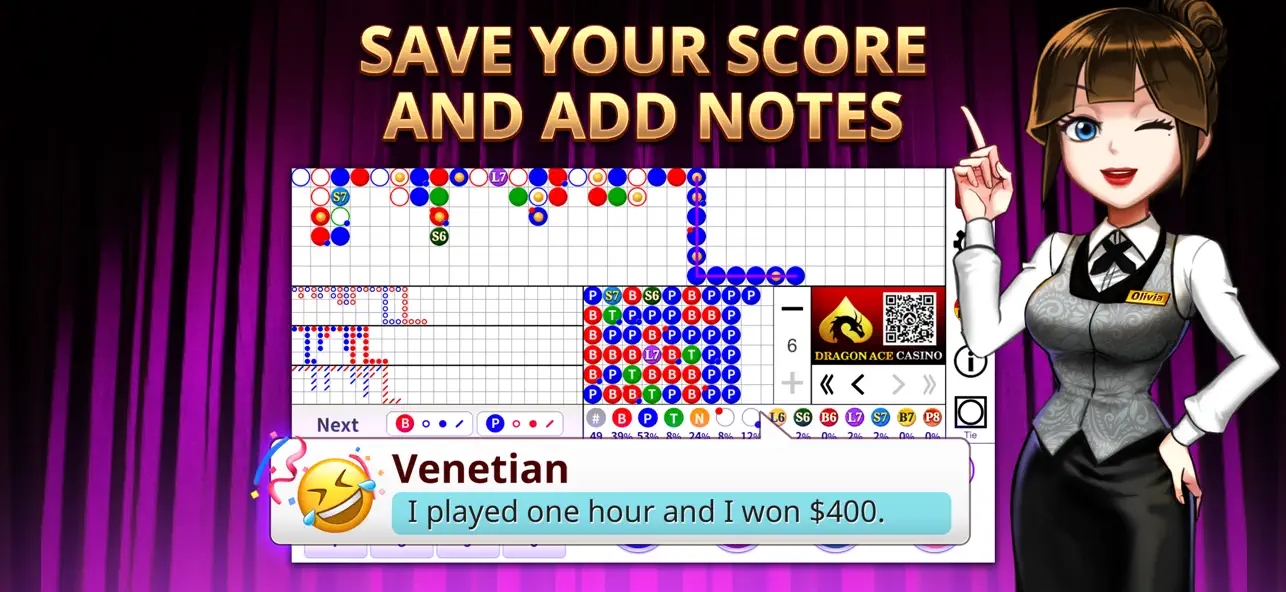 Screenshot #2 pour Baccarat Scoreboard