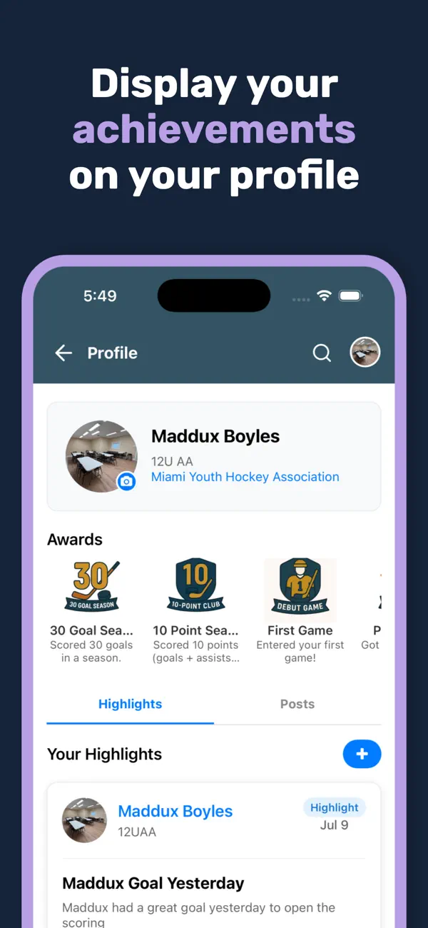 Screenshot #3 pour Biscuit: The Hockey App