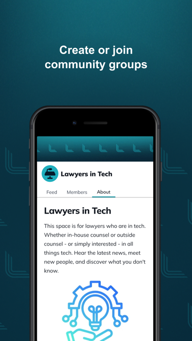 Legati Legal Network iPhone screenshot 5 - Social Networking app