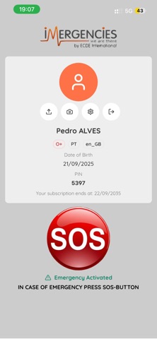 iMergencies SOS APP screenshot