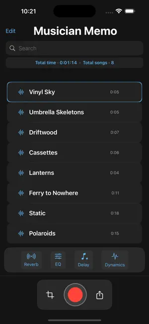 Musician Memo screenshot 1