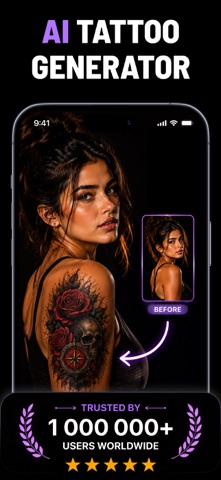 Tattoo AI Design Generator・INK iPhone screenshot