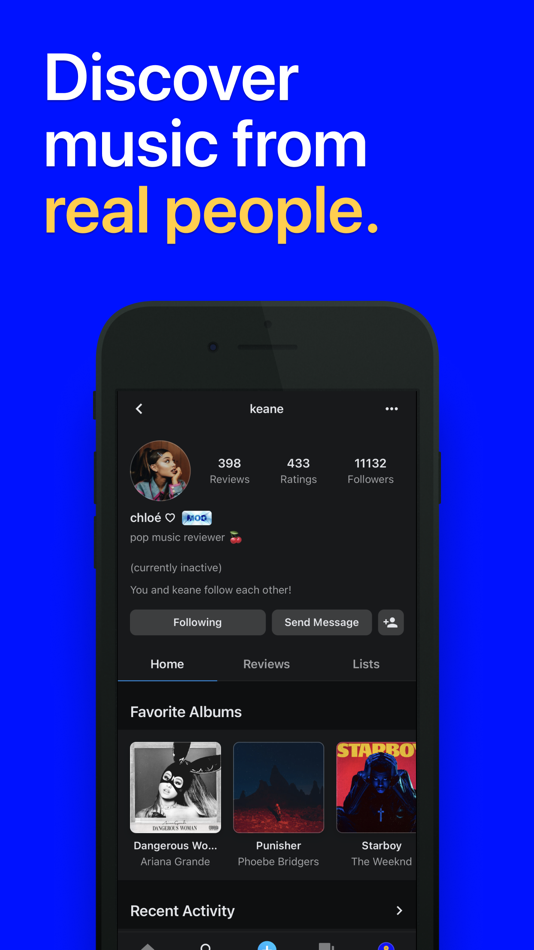 #4. Musicboard: Albums & Songs (iOS) Podle: Musicboard AB
