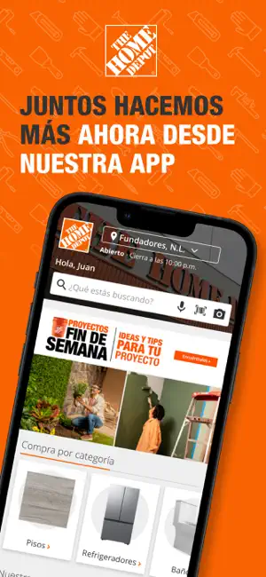 The Home Depot México iPhone screenshot 1