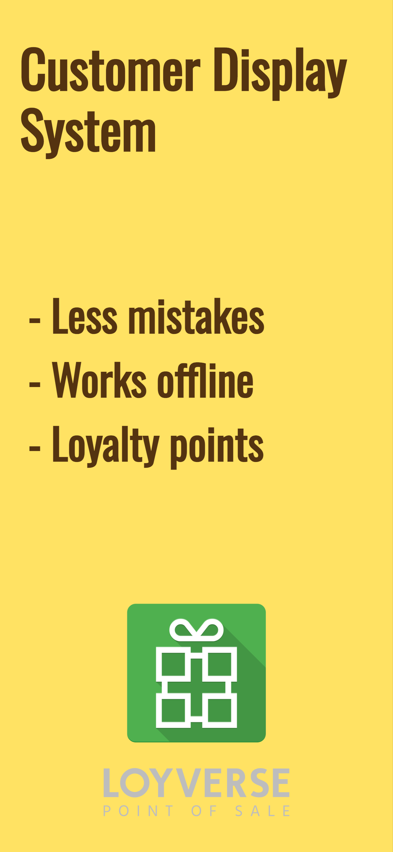 Loyverse CDS  Customer Display