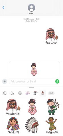 Global Style Stickers screenshot