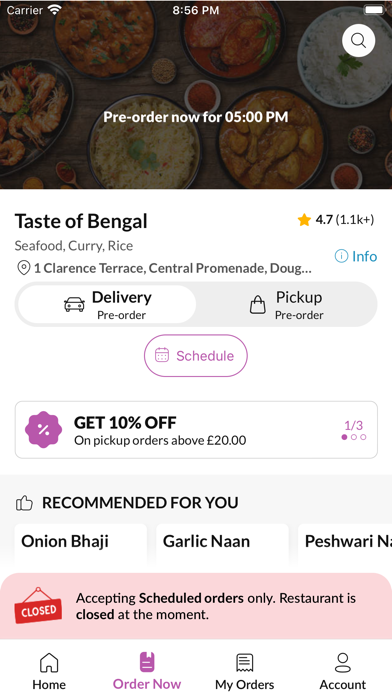 Taste of Bengal. Screenshot