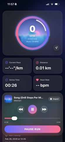 Runner BPM のスクリーンショット