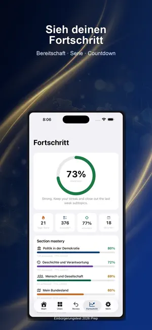 Einbürgerungstest 2026 Prep screenshot 4