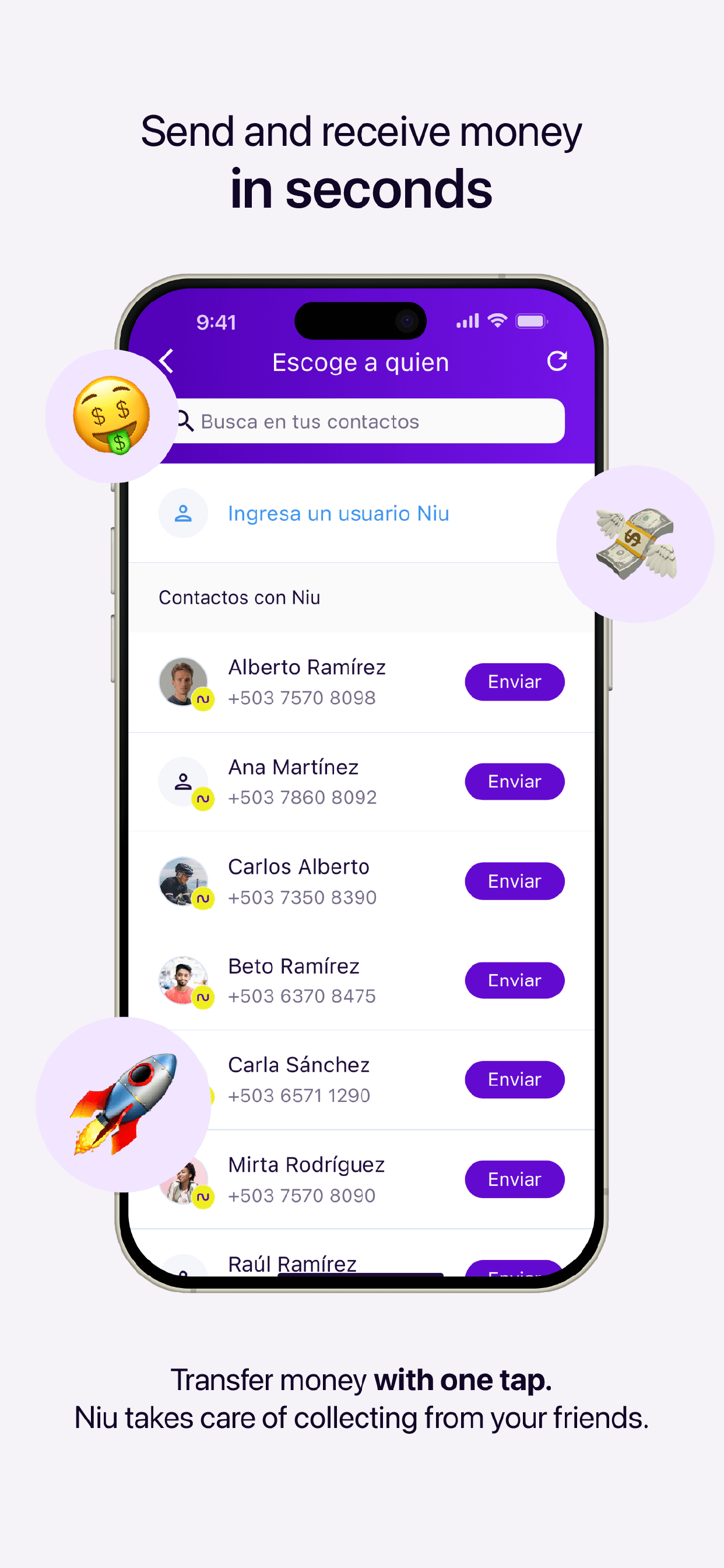 Niu: Tu dinero, tarjetas y más