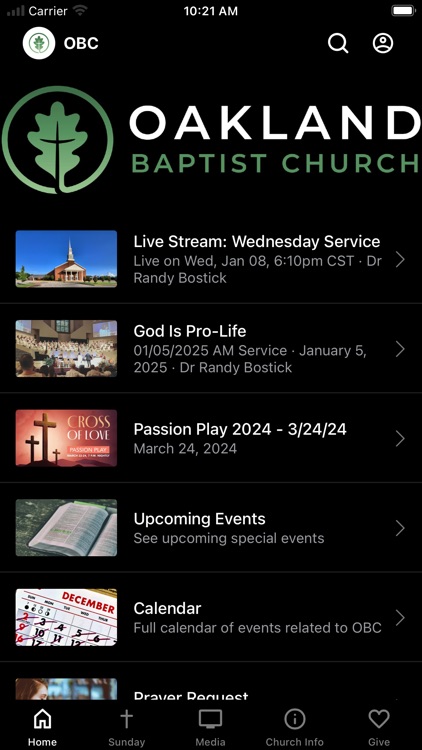 Oakland Baptist Church (OBC)