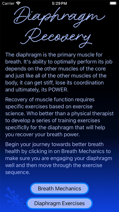 Screenshot #1 pour Diaphragm Recovery