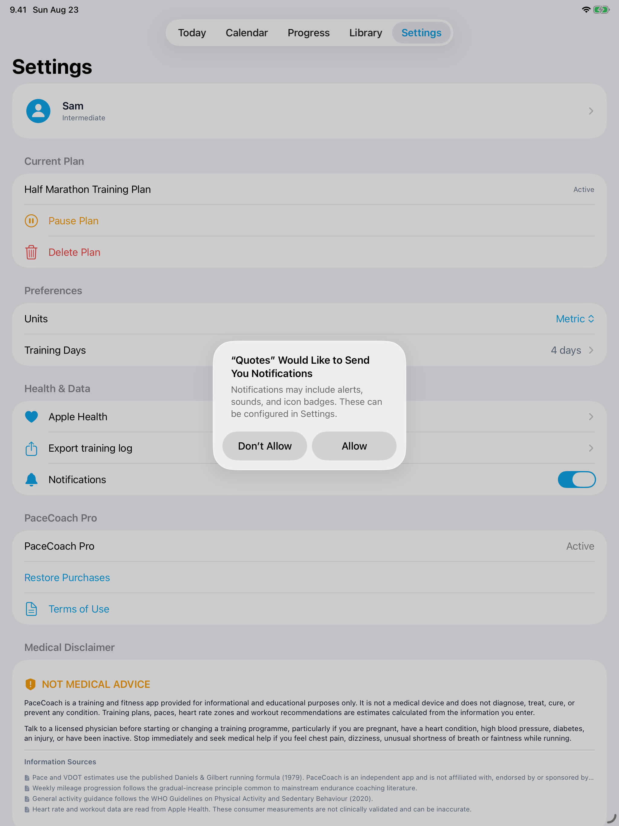 PaceCoach: Run Tracker screenshot 10