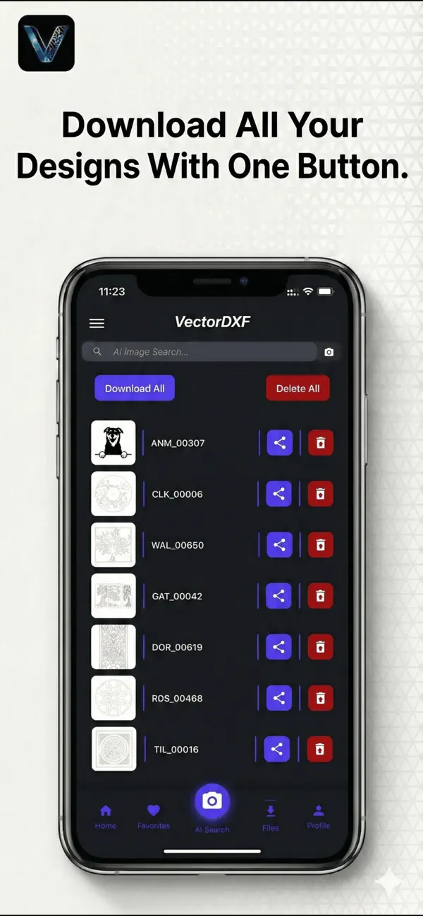 Screenshot #3 pour VectorDXF - AI Image Search