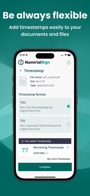 Namirial Sign screenshot 3