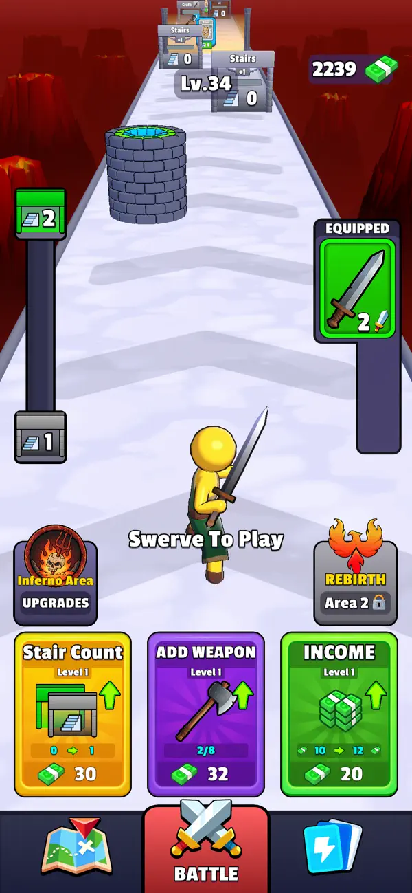 #5. Hell Escape : Firebound (iOS) Oleh: Rollic Games