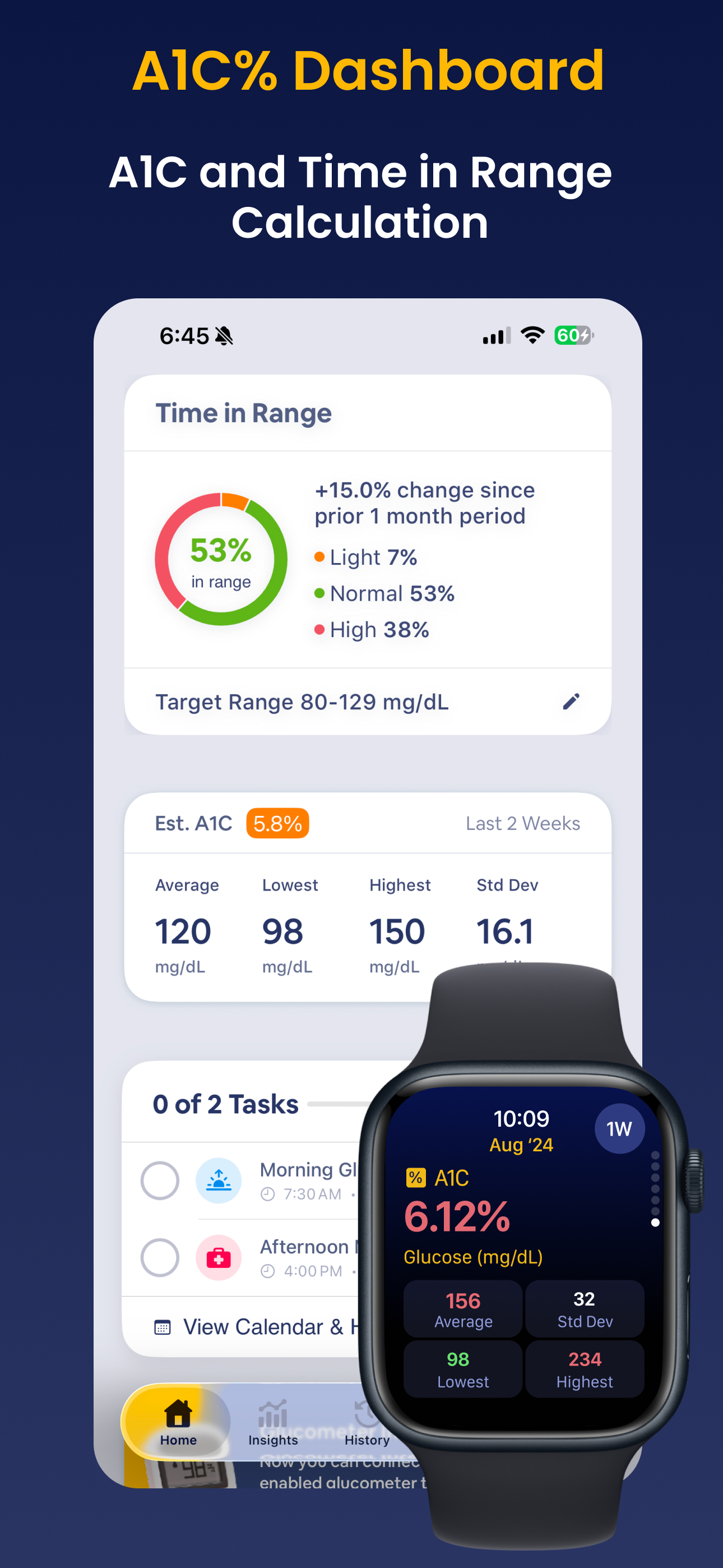 Diabetes Tracker App Glucobyte screenshot 2