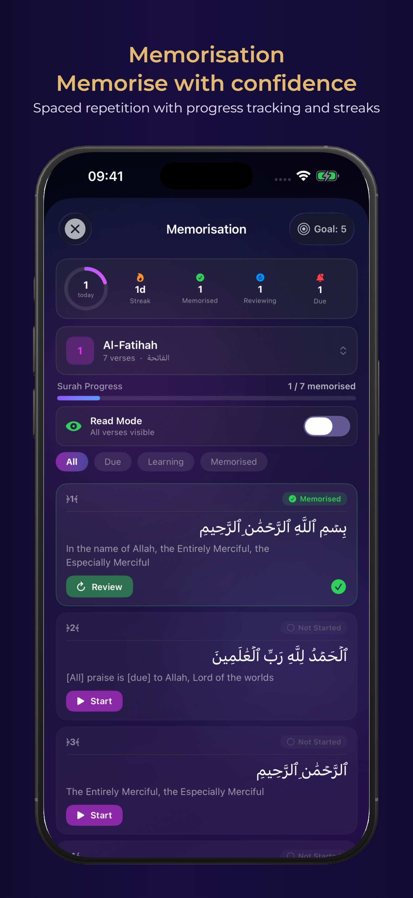 Qurantify: Quran & Prayer Time screenshot 6