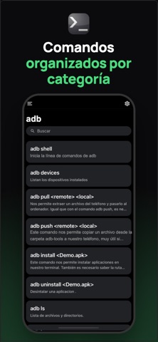 Appcommandline iPhone screenshot