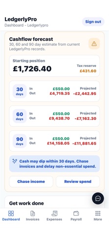 LedgerlyPro: UK Bookkeeping screenshot