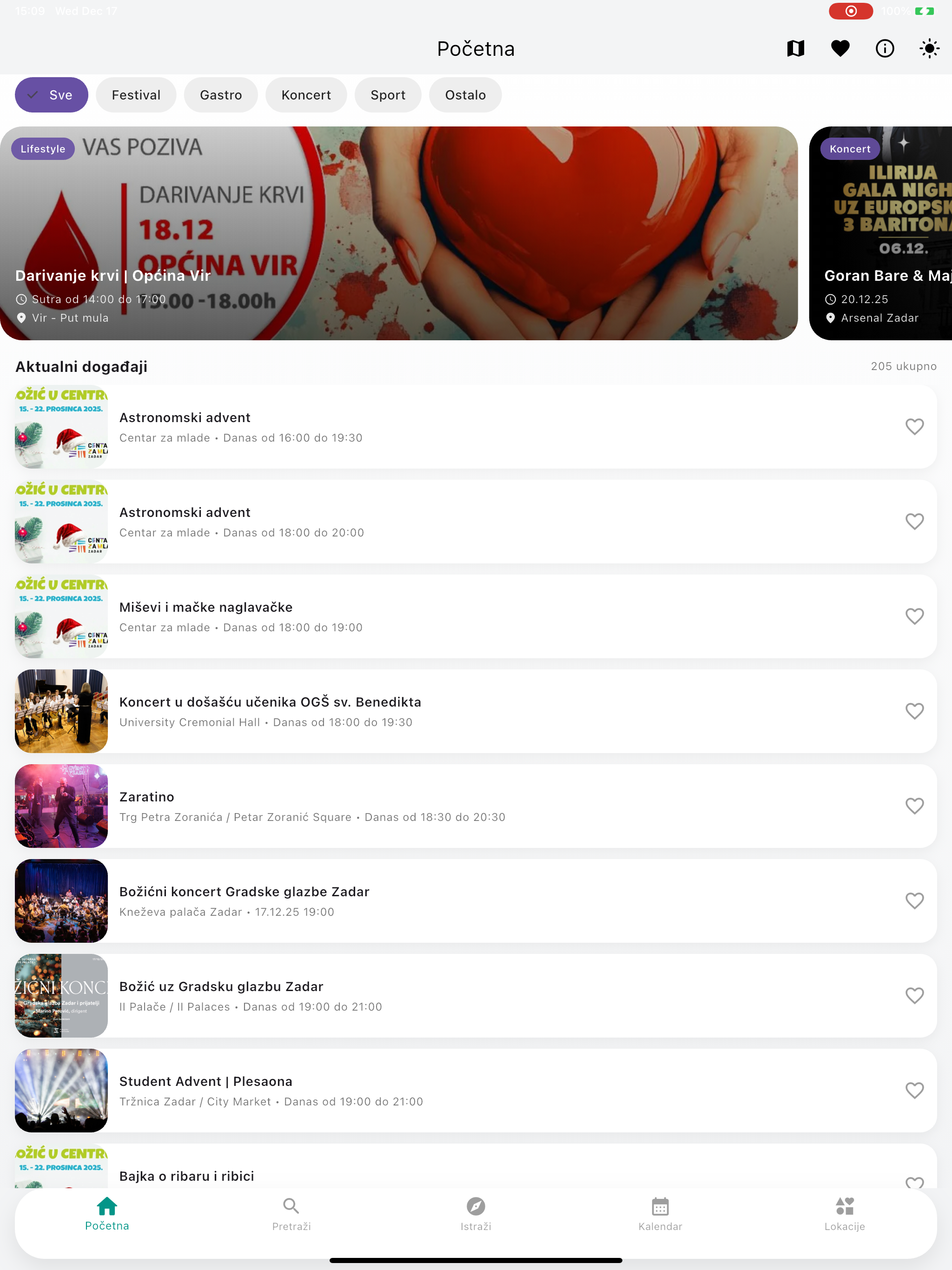 ZadarEvents screenshot 7