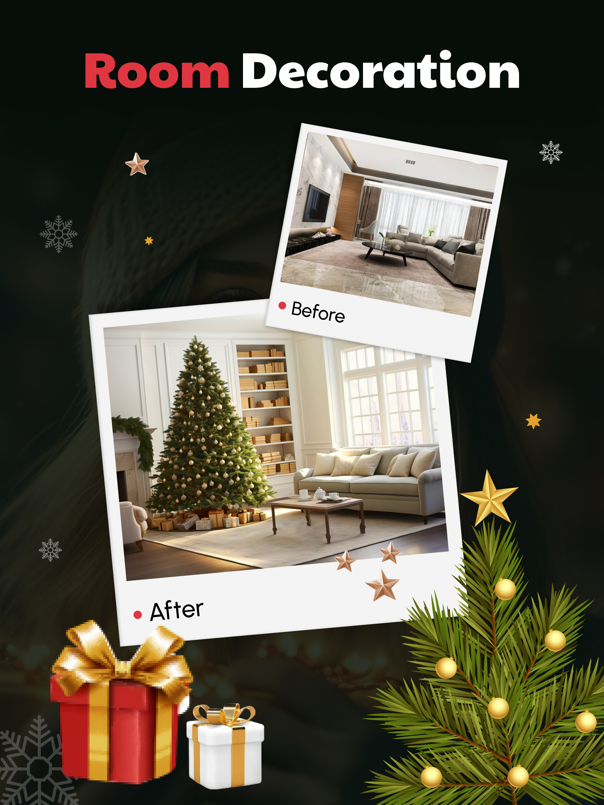 AI Christmas Room Interior screenshot 11