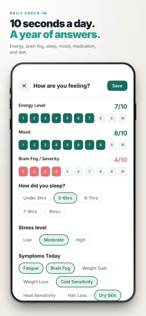 Thyself: Thyroid Tracker screenshot 3
