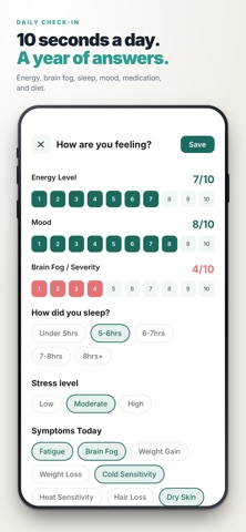 Thyself: Thyroid Tracker Screenshot 3 of 5
