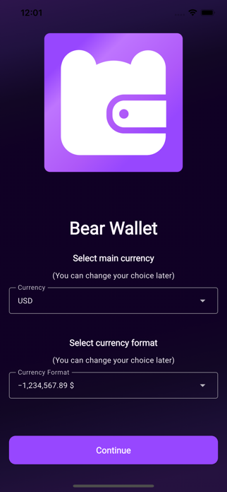 Bear Wallet Screenshot 1 of 10