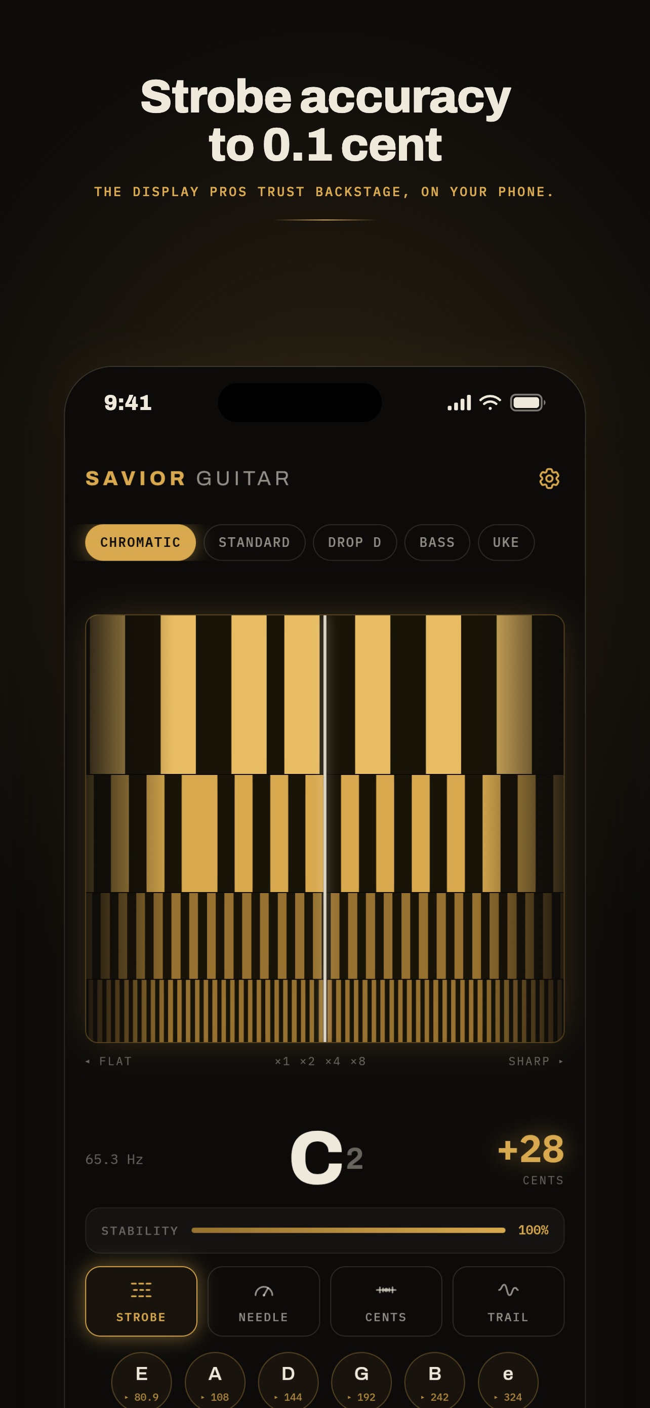 Screenshot 1 of Savior Guitar Tuner: Pro