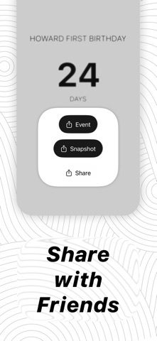Waitsy: Day Counter & Widget iPhone screenshot
