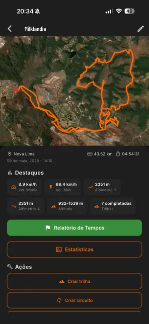 BRAPP - Trilhas de Moto c/ GPS screenshot 4