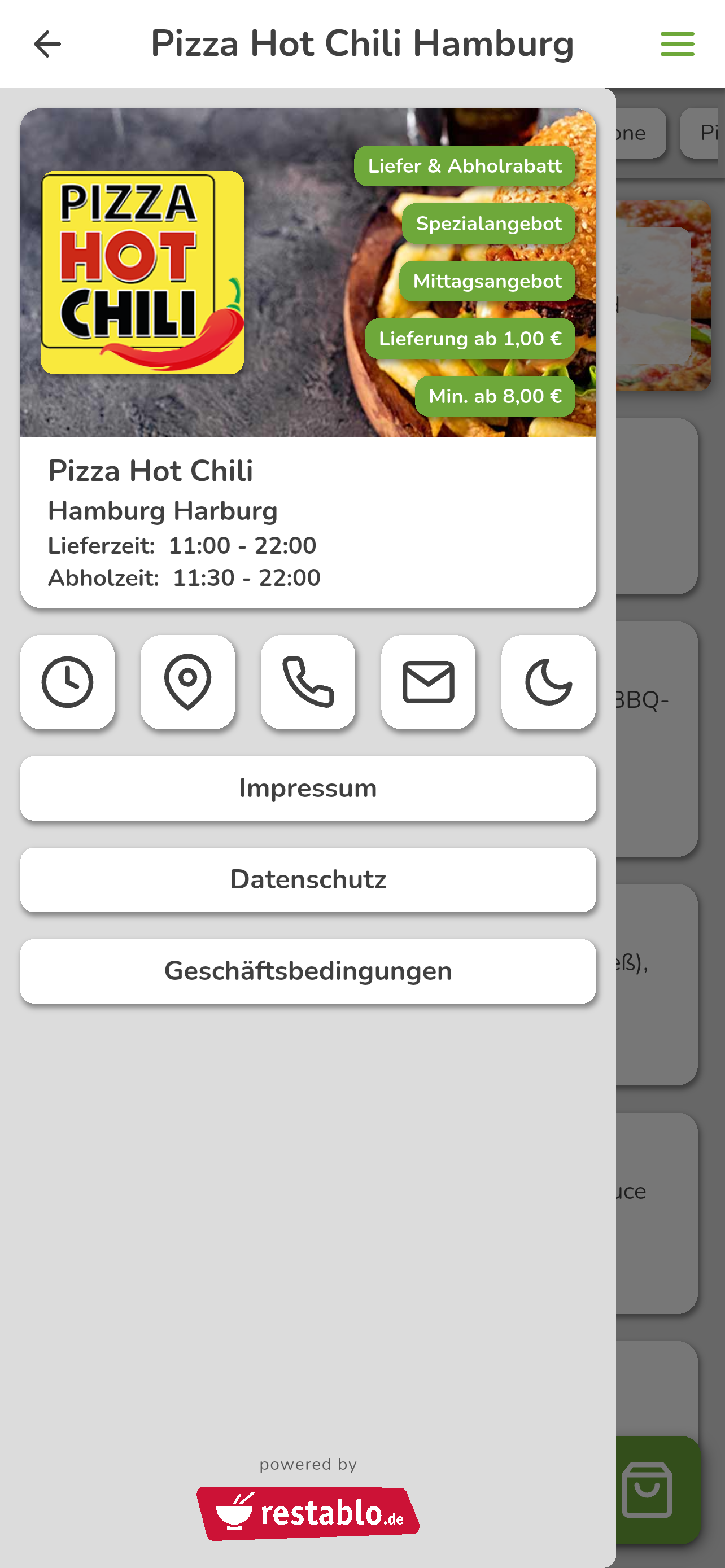 Pizza Hot Chili in Hamburg screenshot 3