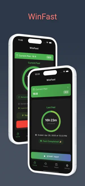 Plainfast: Fasting Tracker screenshot 1