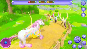 Wild Unicorn Horse Family Sim screenshot 2