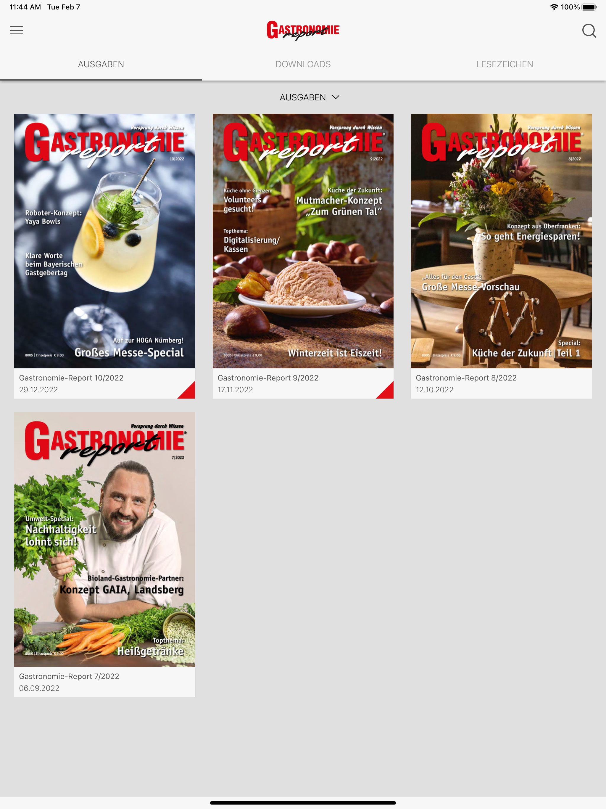 Gastronomie-Report