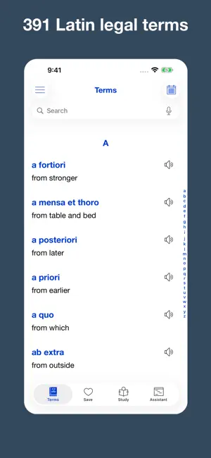 Latin Legal Terms screenshot 1