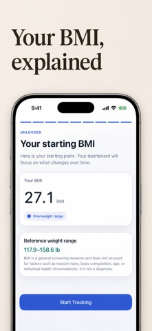 BMI Calculator - Metriva Screenshot 1 of 6