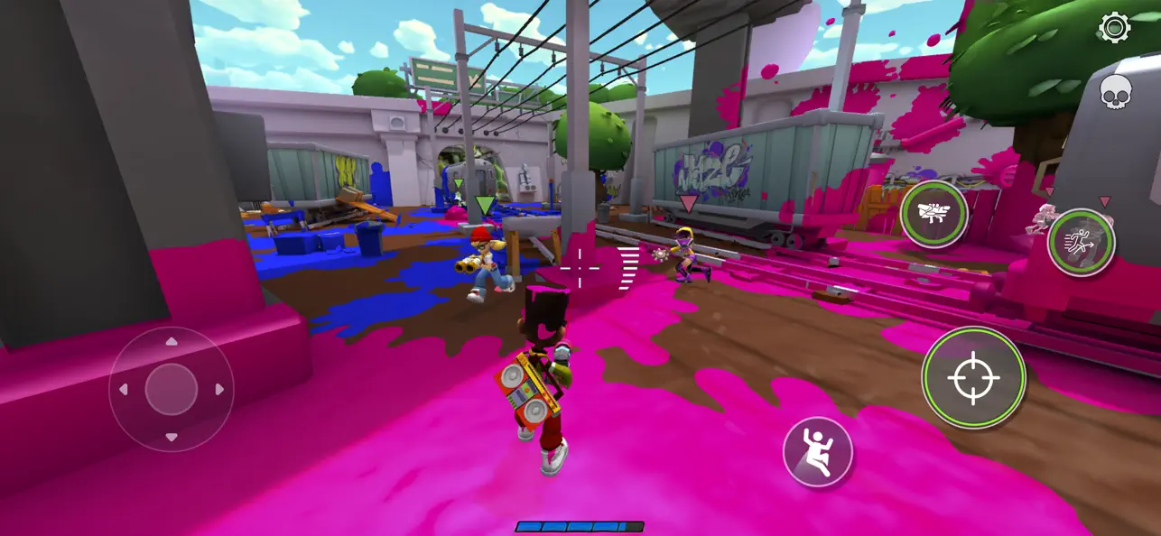 Paint Brawl : Color of War iOS Mod IPA screenshot 2 - iOS game interface