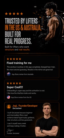 GetJacked: Beginner Gym Plan screenshot