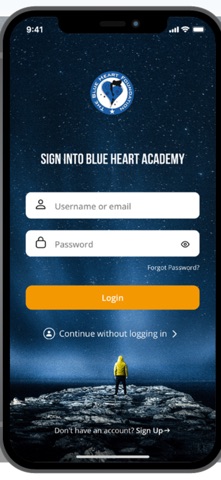 Blue Heart Academy Online screenshot