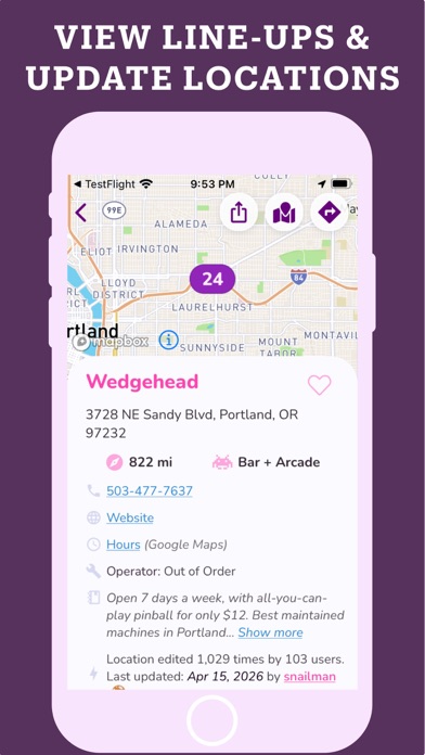 Screenshot #3 pour Pinball Map