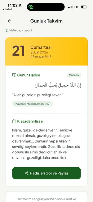 Dinim İslam - imsakiye zikirma screenshot 2
